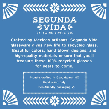 Segunda Vida Playa Bonita Recycled Tumblers Set of 2