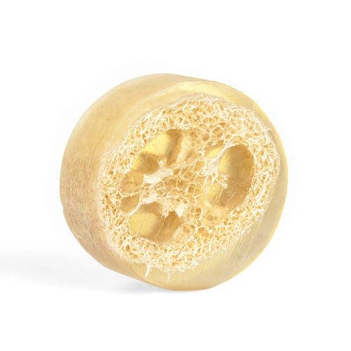 White Ginger and Amber Exfoliating Loofa Soap