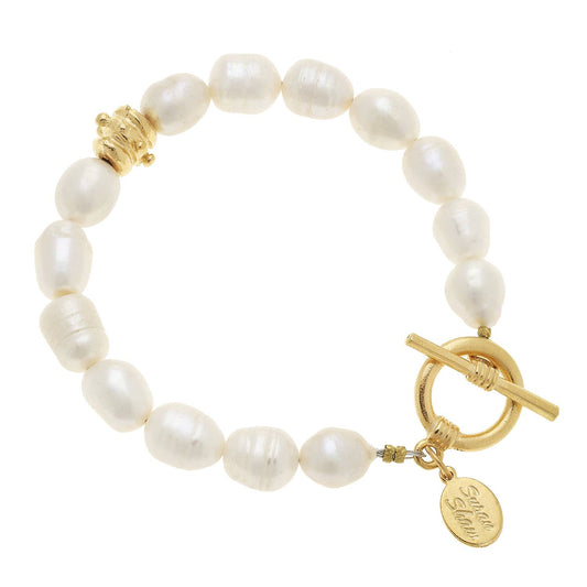 Susan Shaw - Genuine Freshwater Pearl Bracelet