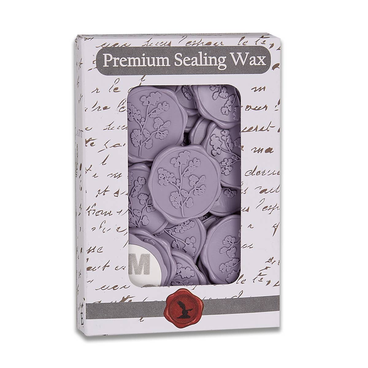 Maidenhair Adhesive Wax Seal Stickers 1 1/4" - 25 Pk