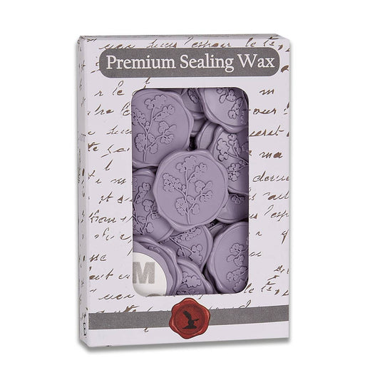 Maidenhair Adhesive Wax Seal Stickers 1 1/4" - 25 Pk
