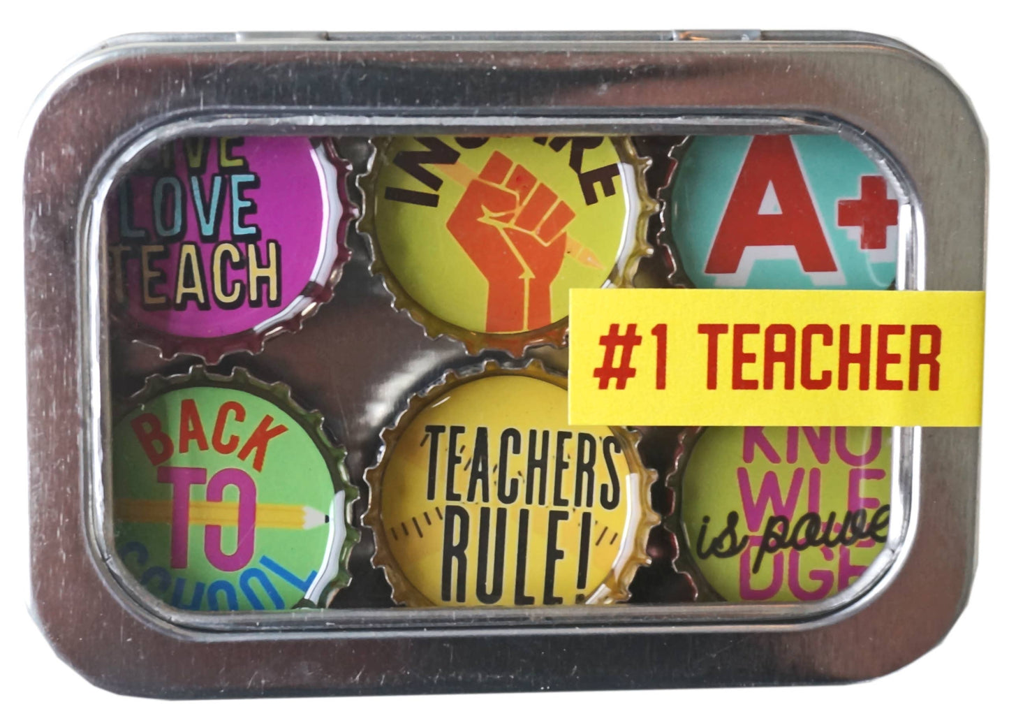 Teacher Magnets - Spring decor. Handmade & Eco-friendly