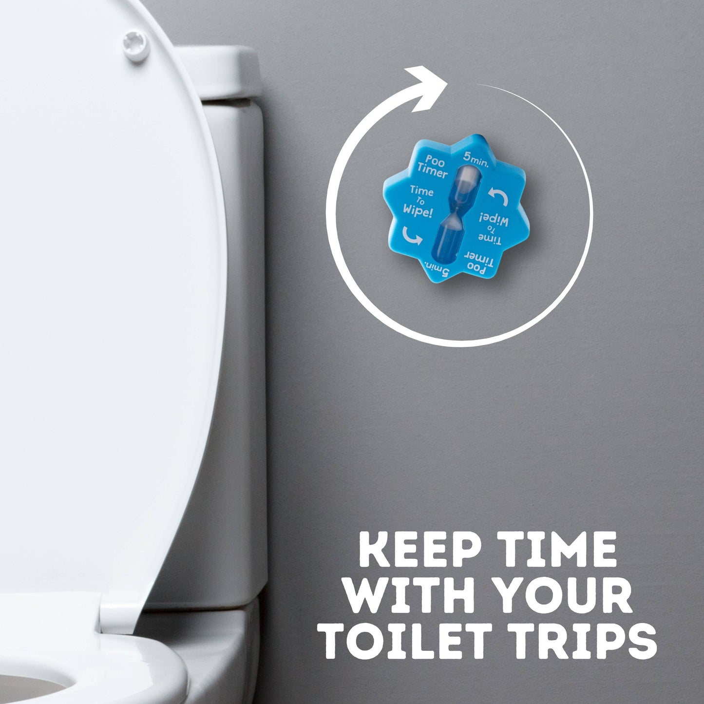 Poo Timer - Gag Gifts - Funny Men's Gifts for Christmas