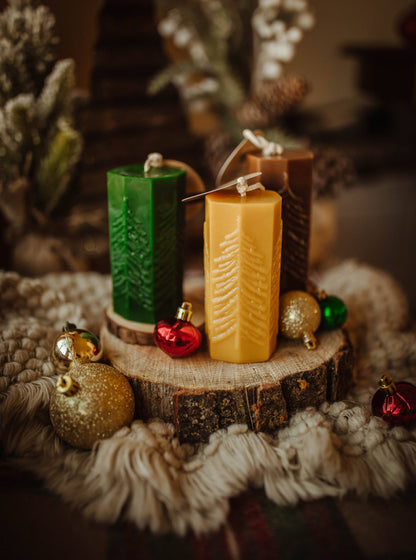 Lone Tree Beeswax Candle
