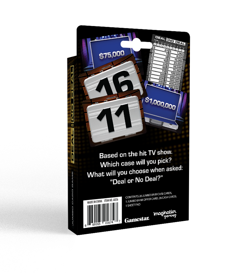Deal or No Deal Jumbo Card Game