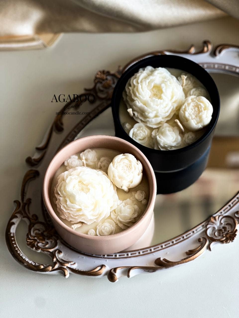 Handmade Ceramic Jar Candle - 8 oz 2.5x4.5in - Container