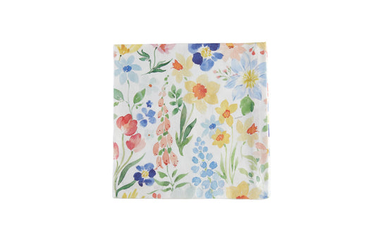 Servilleta de buffet con ramo floral