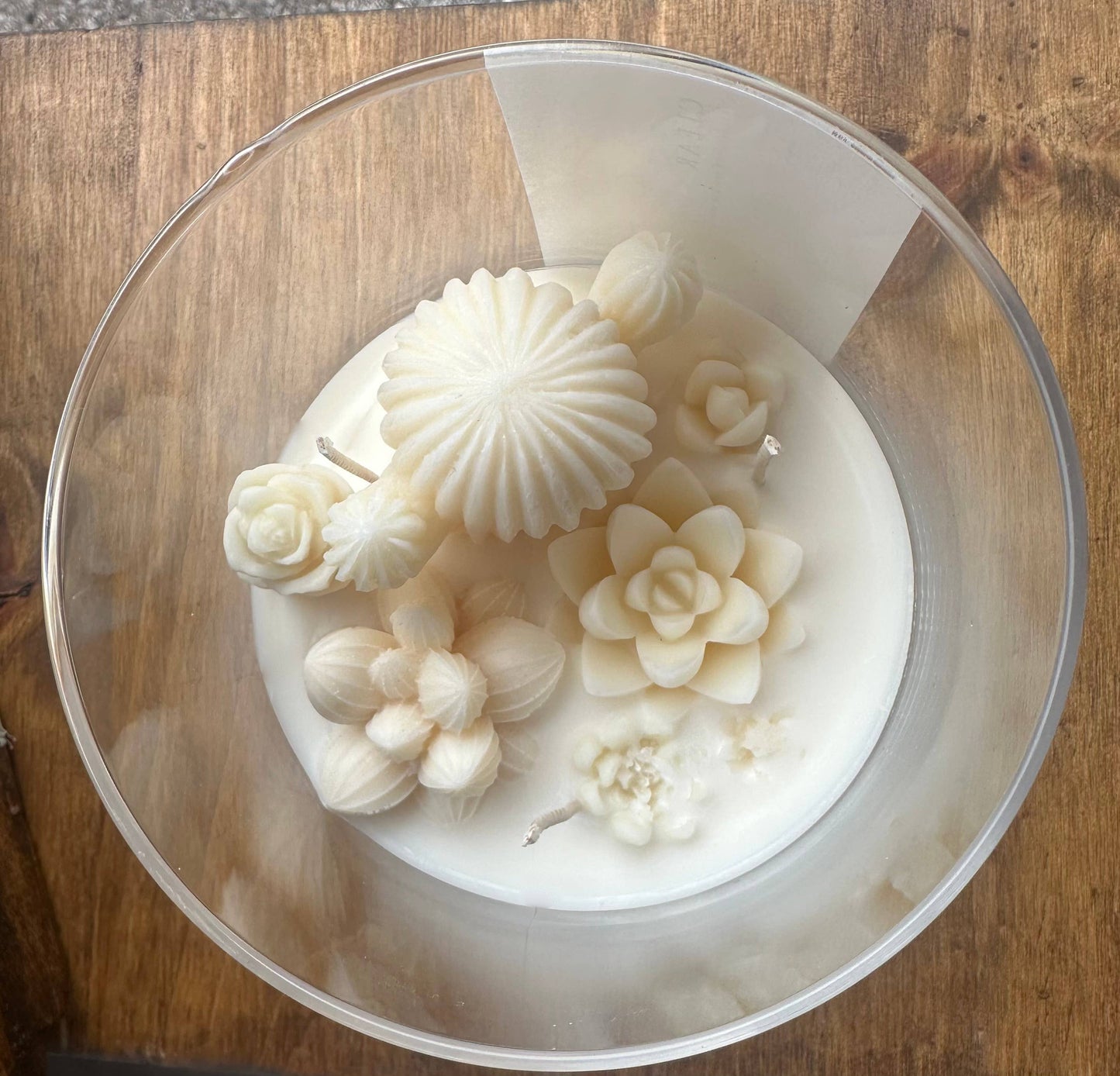 The Succulent Scented 3 Wick Cactus Candle Jar