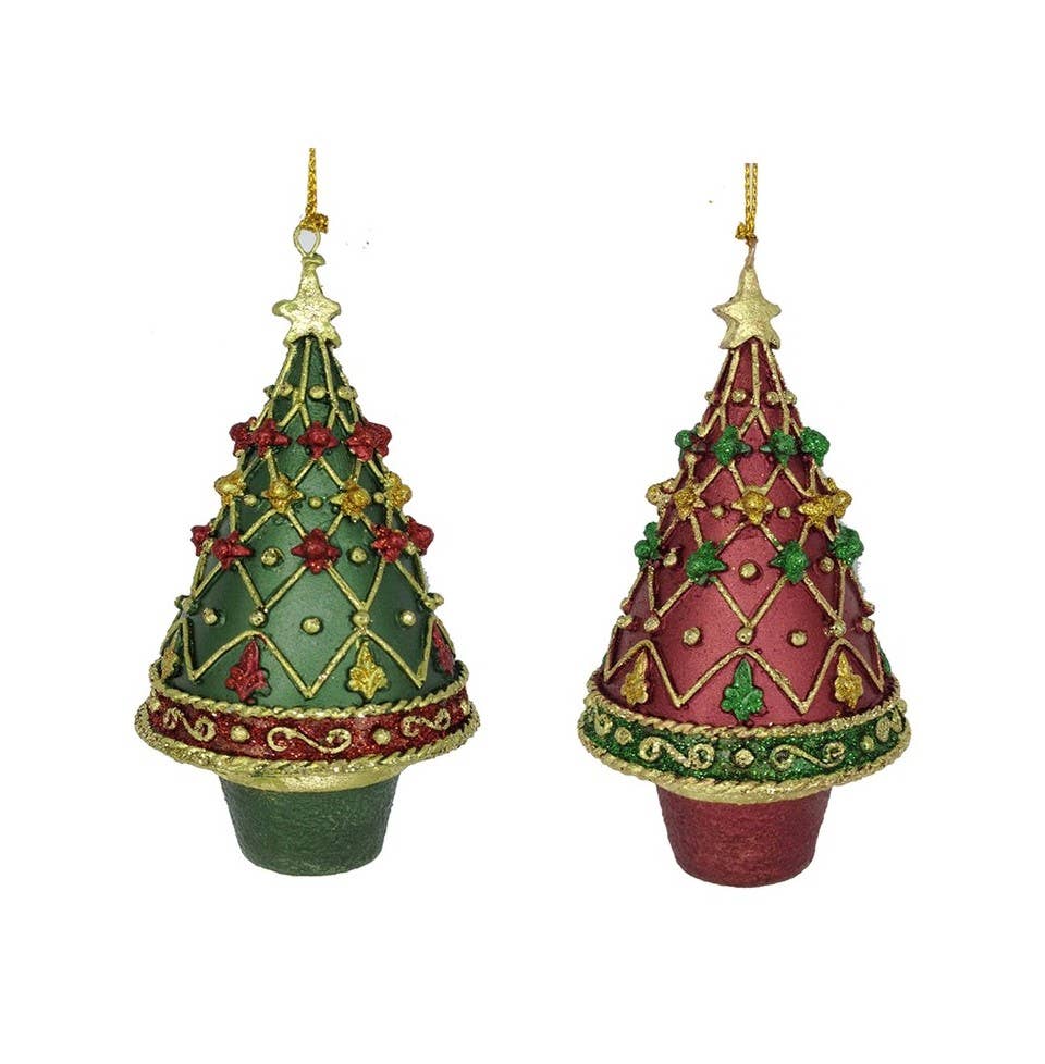 4" Ornate Fleur De Lis Ornament