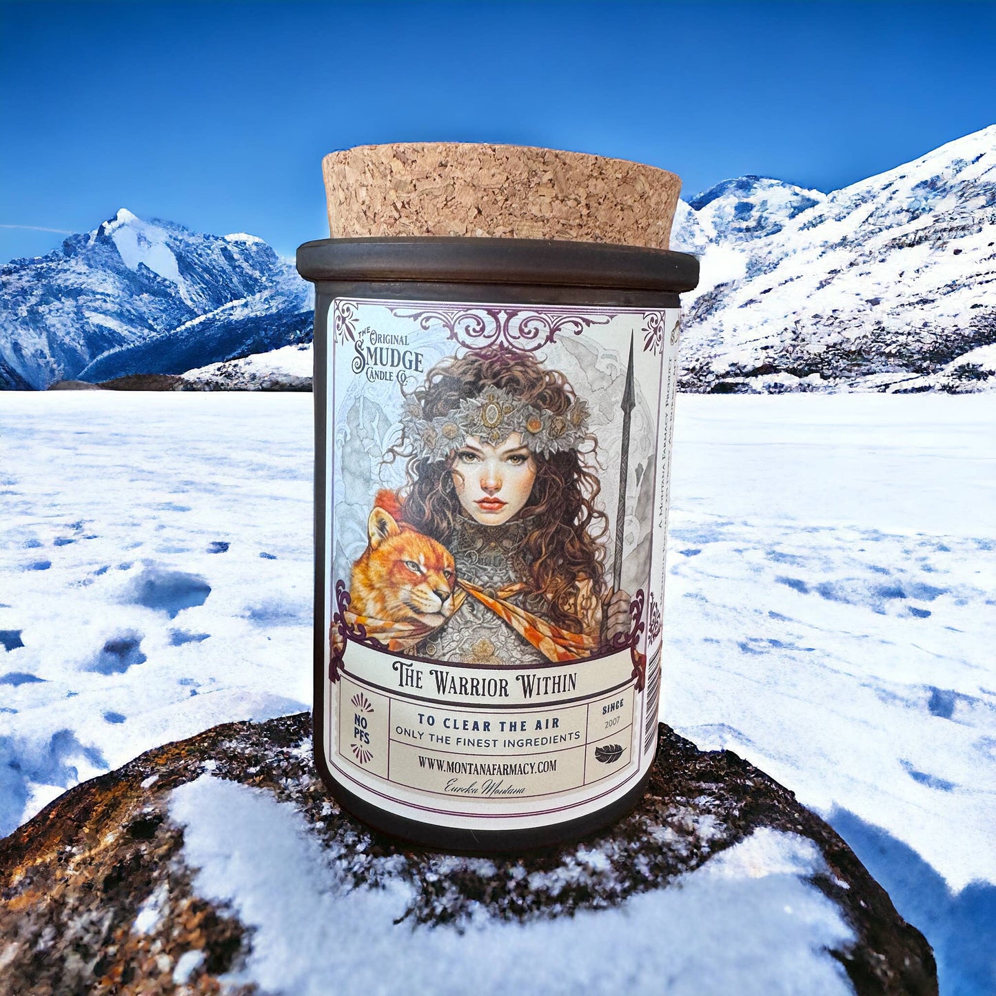 The Warrior within Celtic Queen Smudge Candle