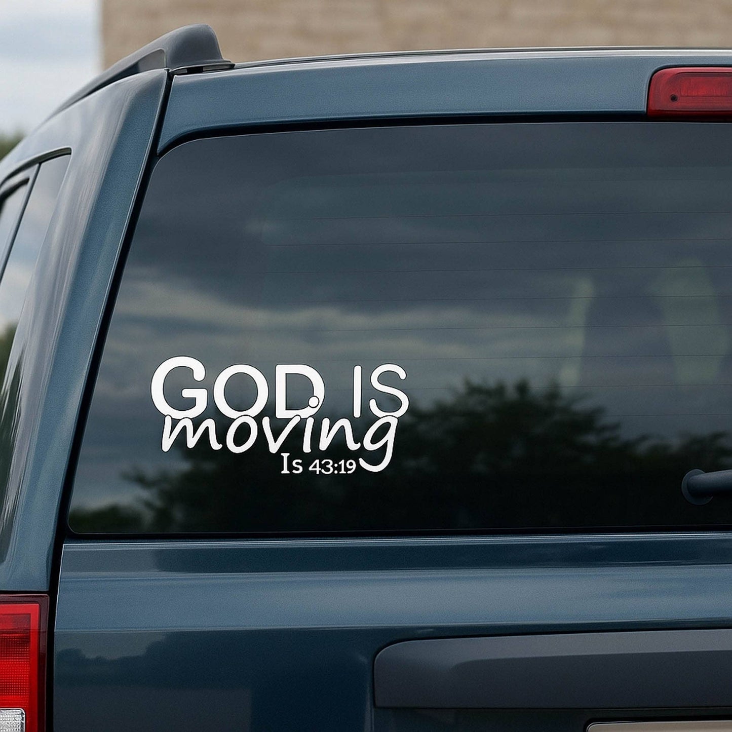 Swanson Christian Products - Decal Vinyl - God Is Moving
