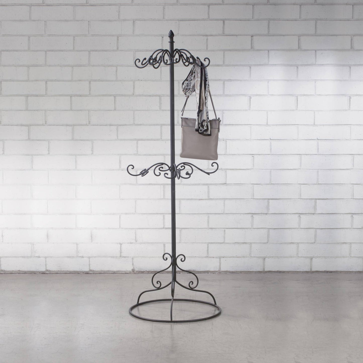 2 Tier Black Metal Display Tree
