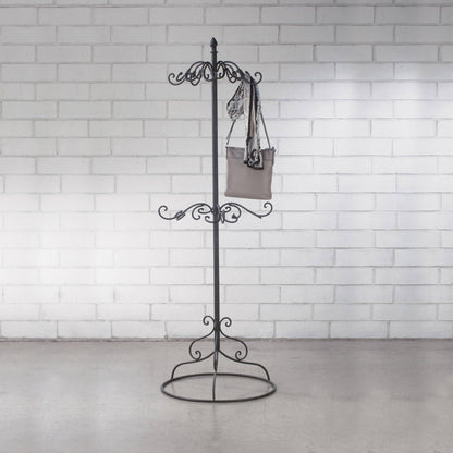 2 Tier Black Metal Display Tree