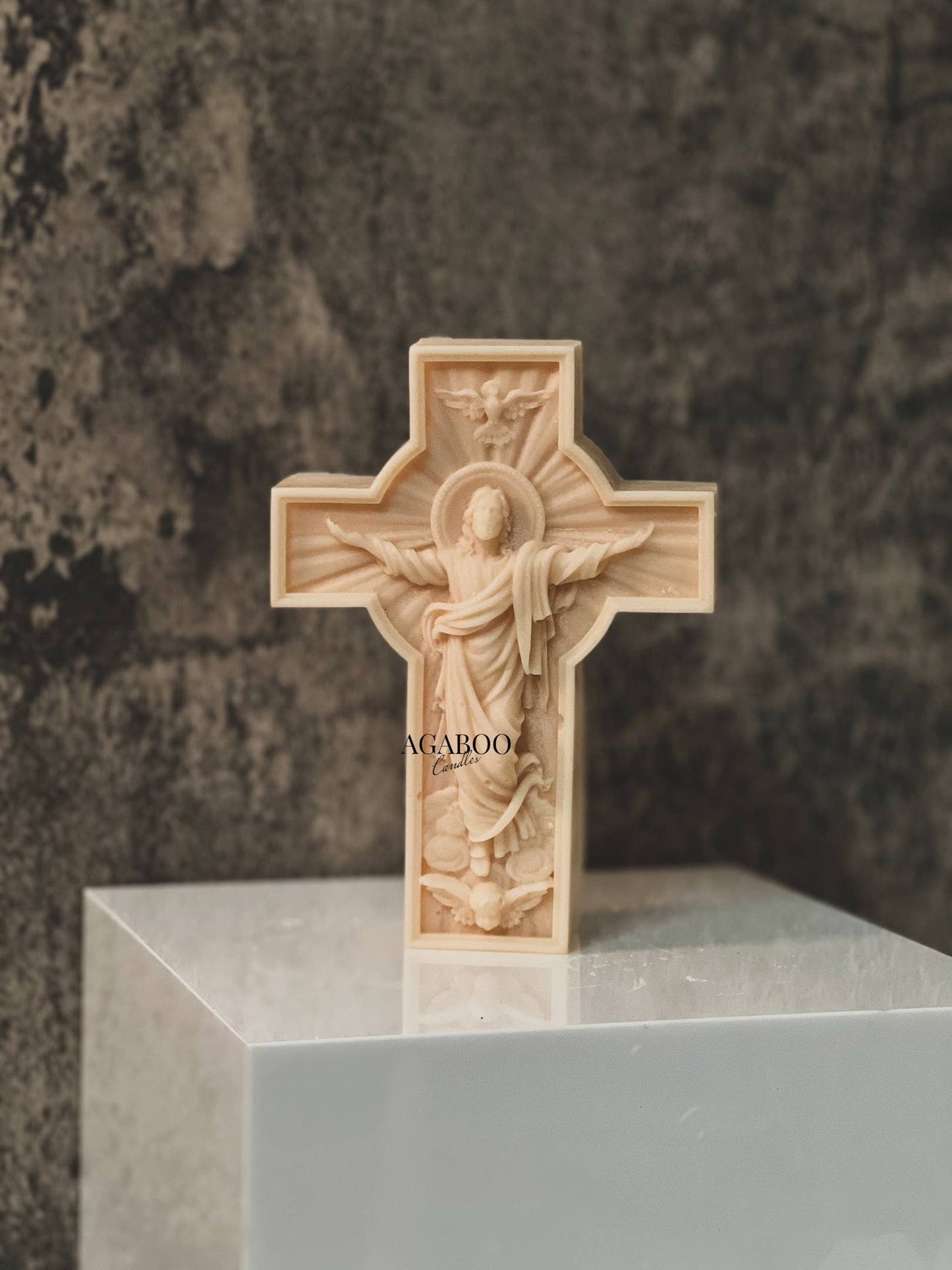 Jesus Statue Candle 5.5x4in - Religion