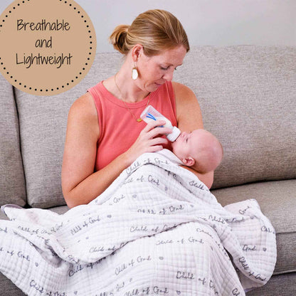 LollyBanks - Child Of God Baby Toddler Muslin Blanket