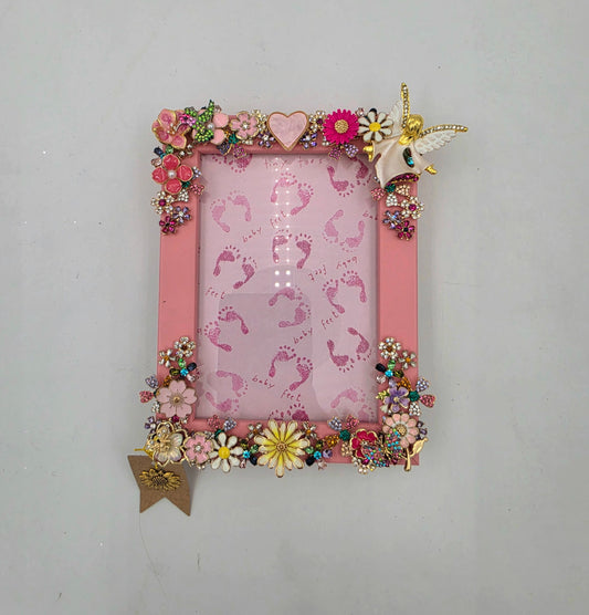 3.5 x 5 Jeweled Photo Frame (Butterfly)