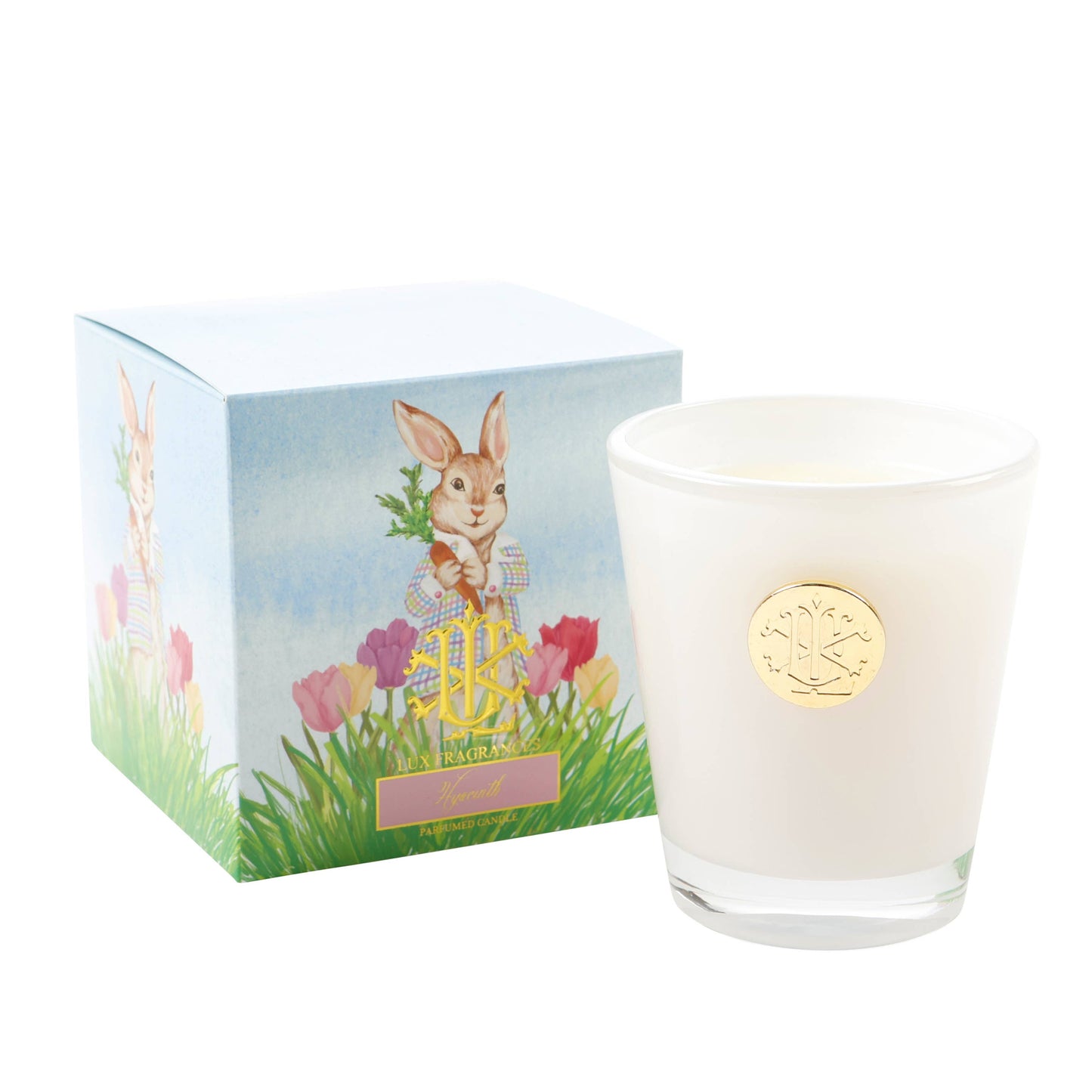 HYACINTH 8OZ DESIGNER BOXED CANDLE