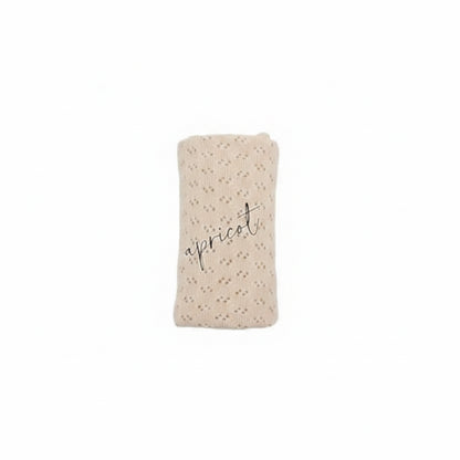 Grace Knitted Cotton Baby Blanket