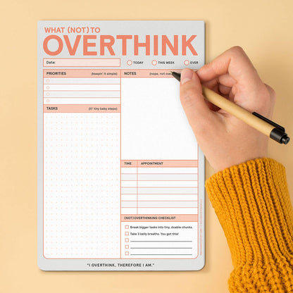 Knock Knock - What (Not) to Overthink Pad (Pastel Version)