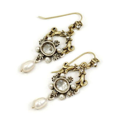 Joyería Sweet Romance - Pendientes Lorraine de cristal francés