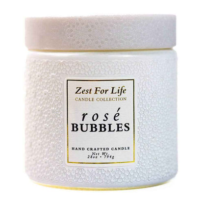 Rosé Bubbles – 28oz Zest For Life Luxury Candle
