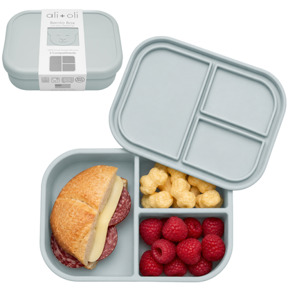 Leakproof Silicone Bento Box (Blue) Back to School