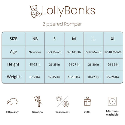 LollyBanks - Bamboo Baby Convertible Zipper Pajamas - Mallard Duck