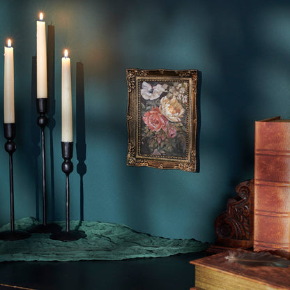 Cuadro con marco de Primitives by Kathy - Diseño floral Moody