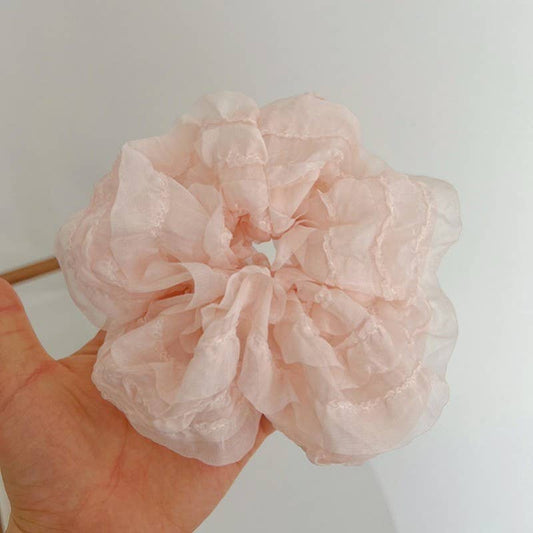 Sheer Lace Cottagecore Inspired Scrunchies