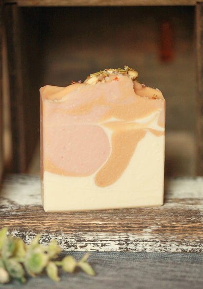 Champagne Toast Artisan Soap, Luxury Shea Butter Soap, 4+oz.