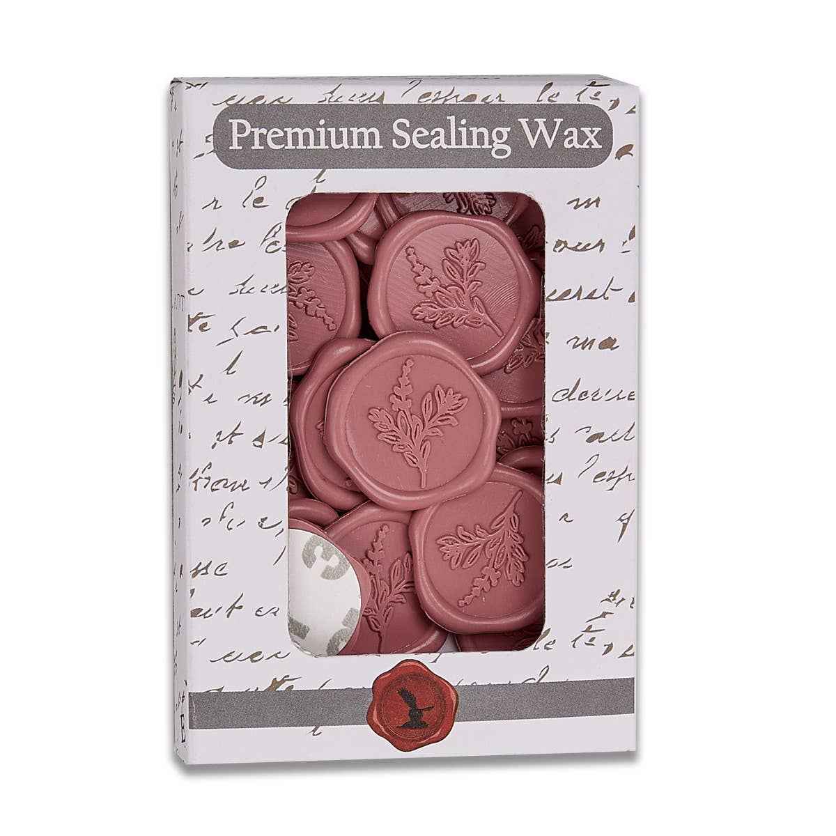 Botanical Adhesive Wax Seal Stickers 1 1/4" - 25 Pk-Multi