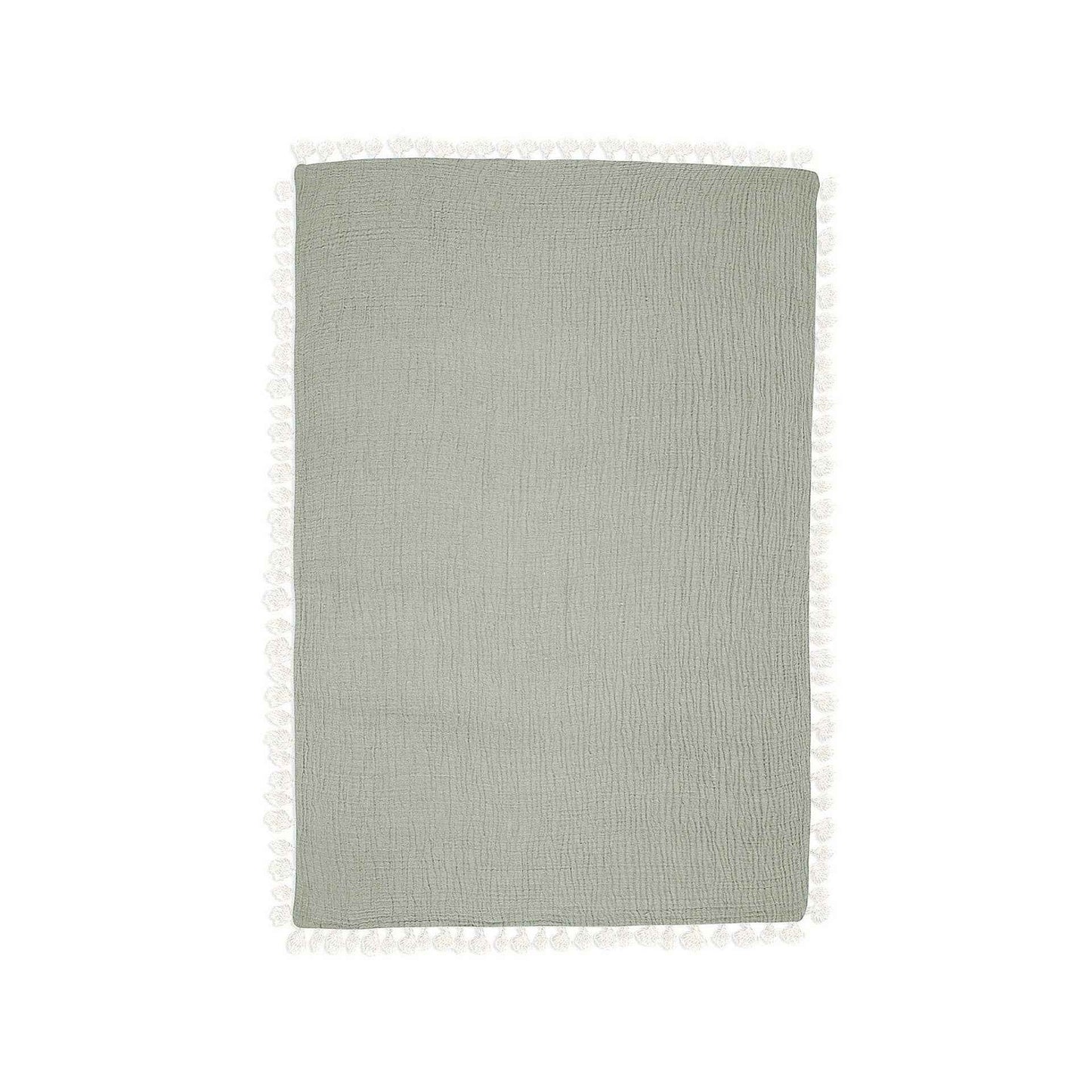 Crane Baby - 6 Layer Muslin Blanket Fern