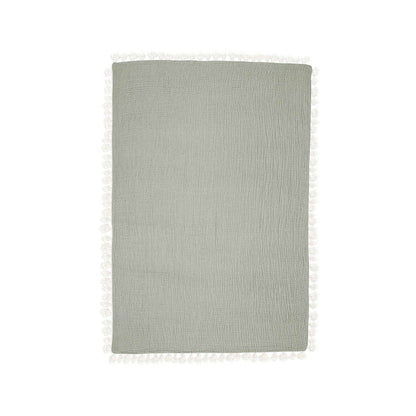 Crane Baby - 6 Layer Muslin Blanket Fern