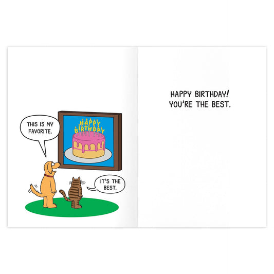 Can't Take My Eyes Off This Piece Birthday Card
