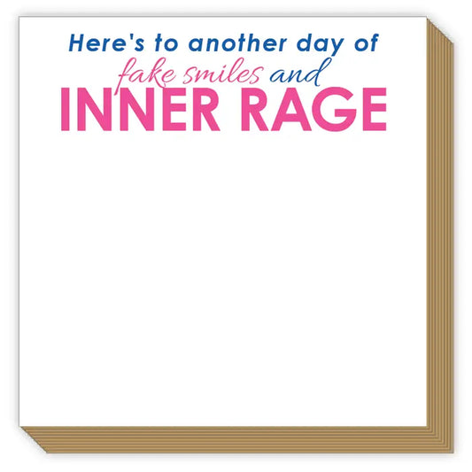 Mini Notepad - Fake Smiles and Inner Rage