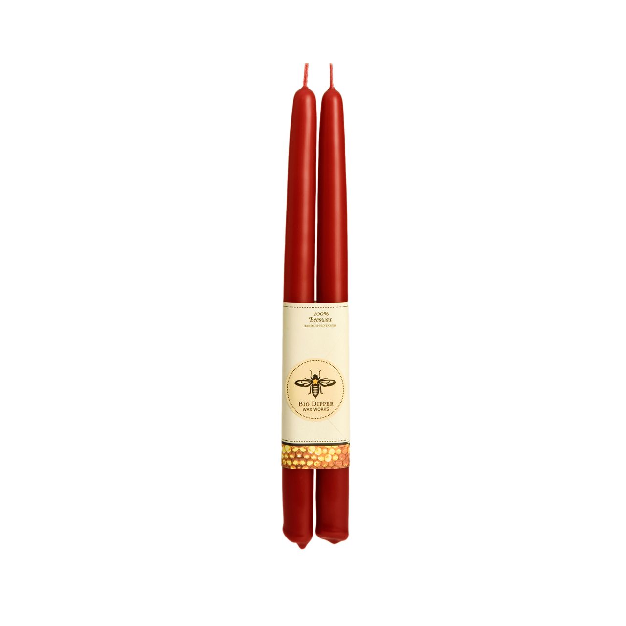 Velas cónicas de cera de abeja 100% pura