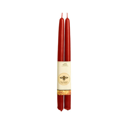 Velas cónicas de cera de abeja 100% pura