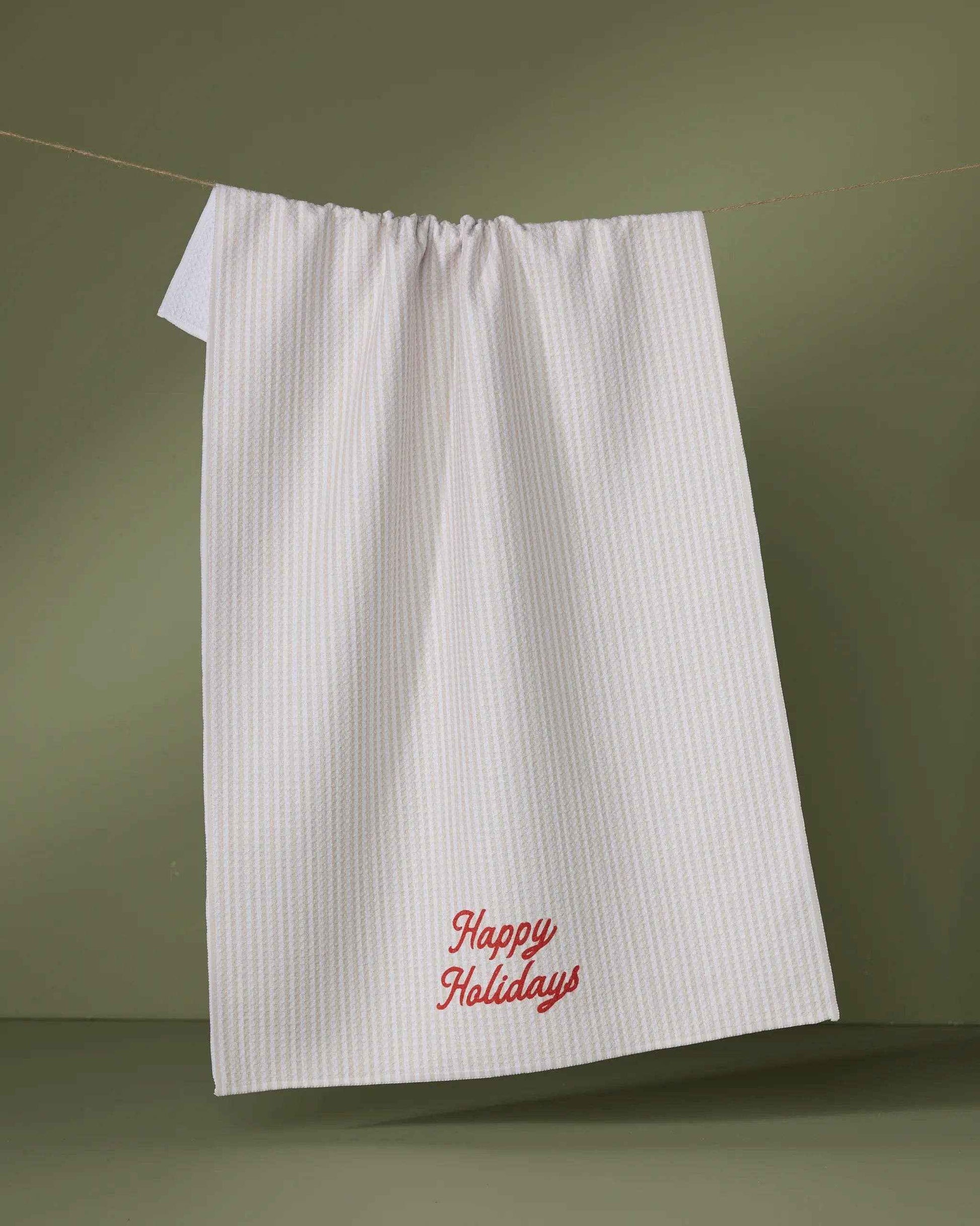 Seasons Stripes Tea Towel