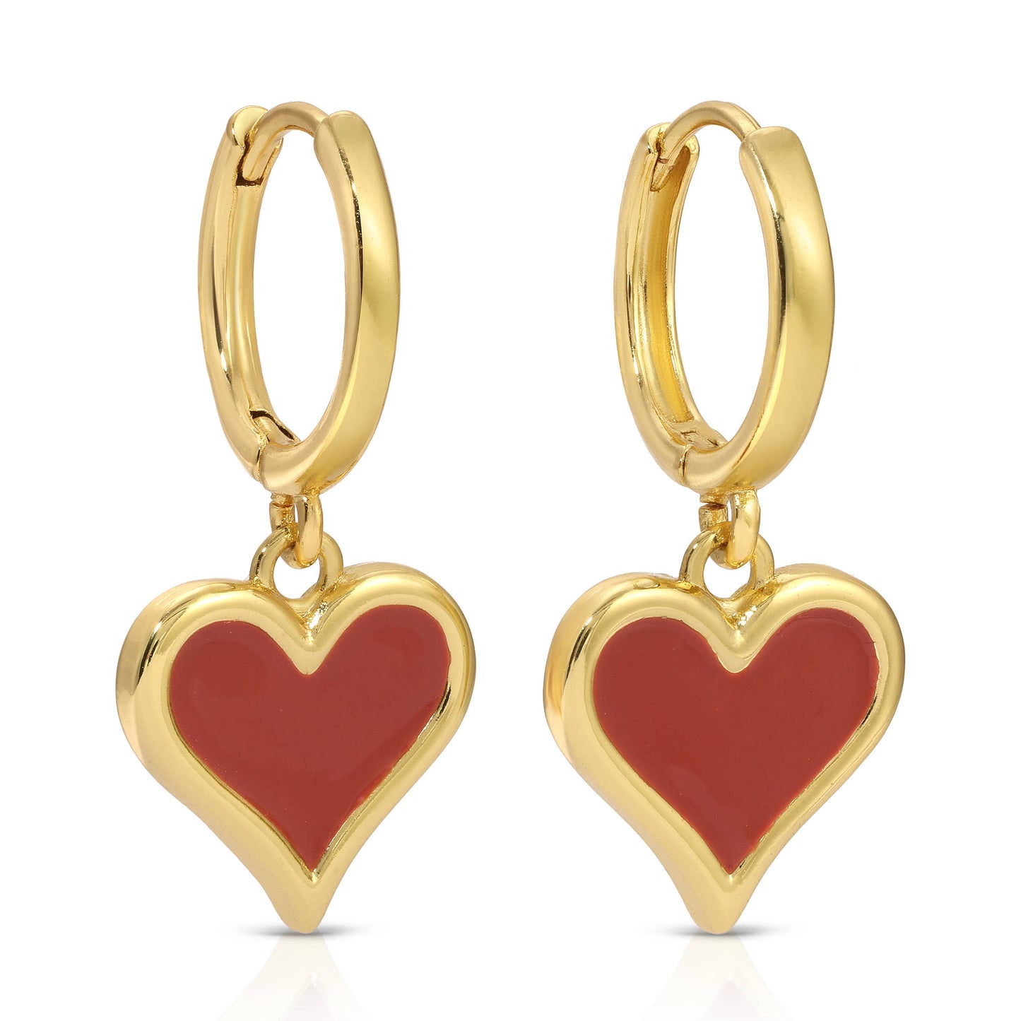 Colorful Heart Drop Huggies