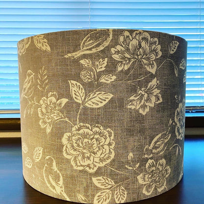 Iliv Bird Garden Grey & White Handmade Lampshade
