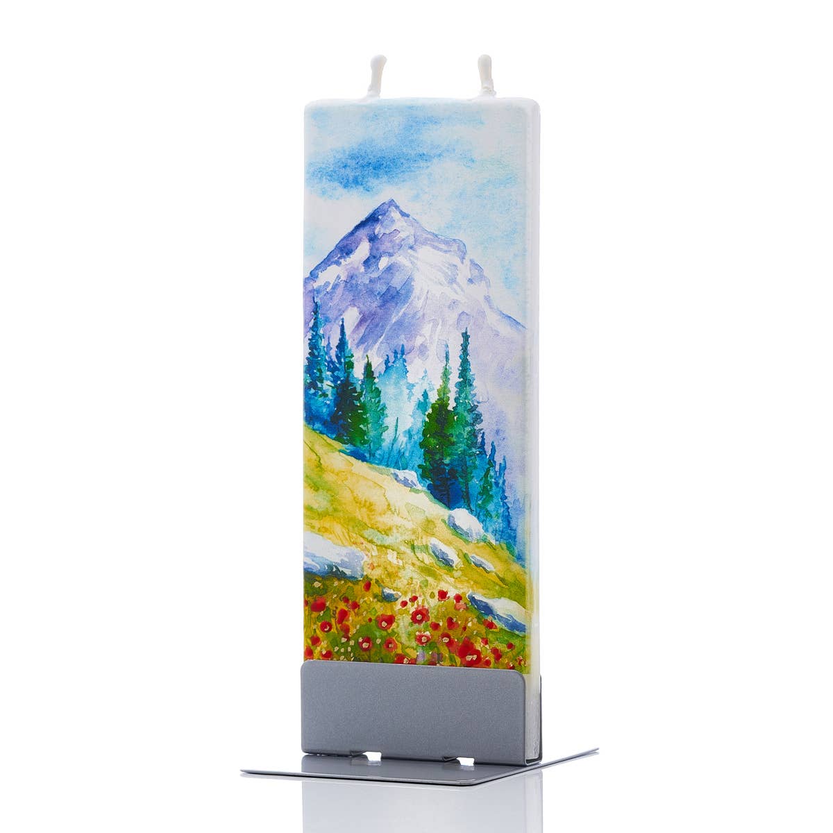 Flat Handmade Candle - Mountainscape