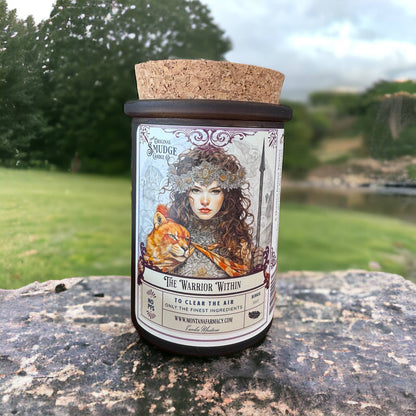 The Warrior within Celtic Queen Smudge Candle