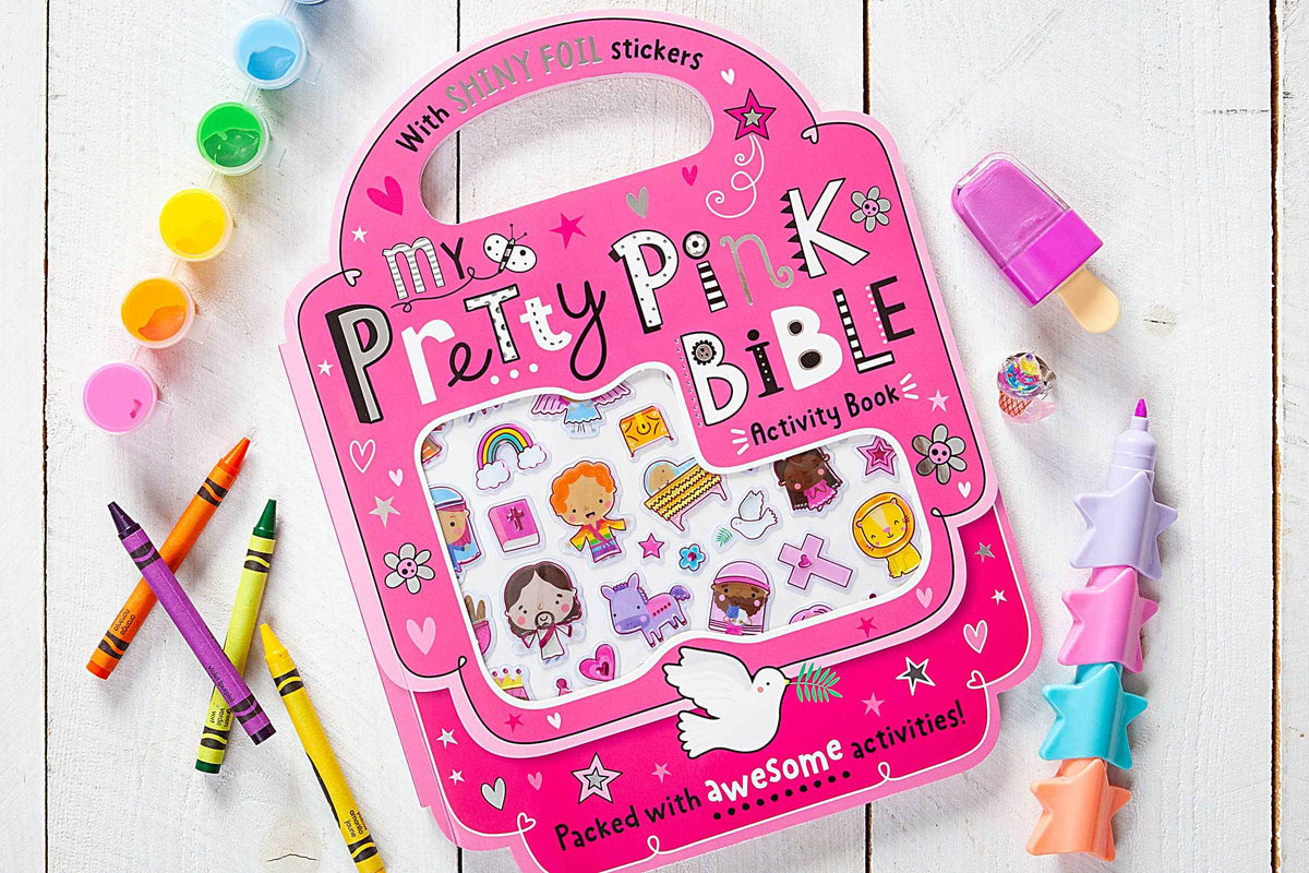 My Pretty Pink Bible Activity Book (Back to School Gifts)