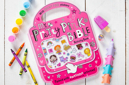My Pretty Pink Bible Activity Book (Back to School Gifts)