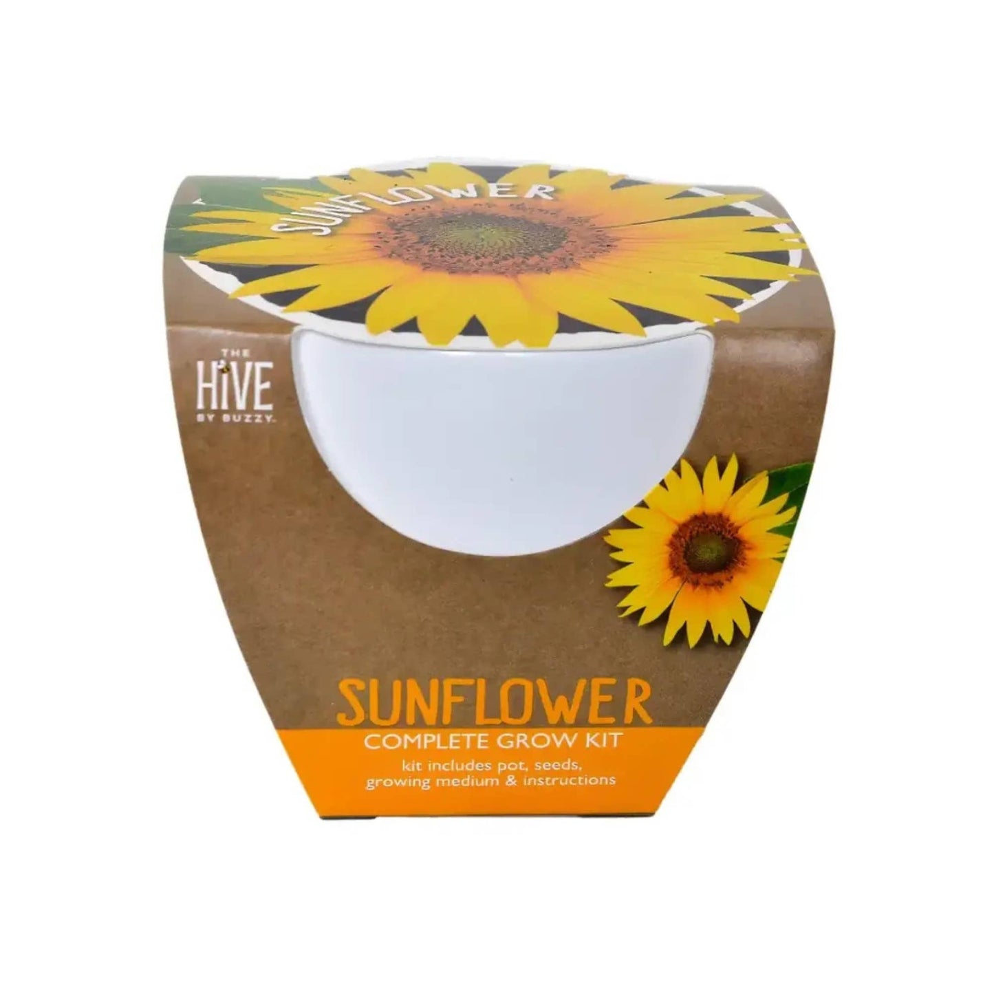 Classic Sunflower Ceramic Grow Kit – Indoor Garden Gift