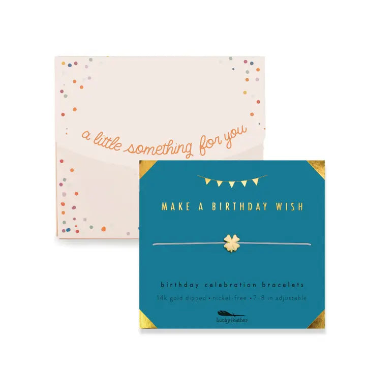 Birthday Bracelet + Envelope - 'make A Birthday Wish!'