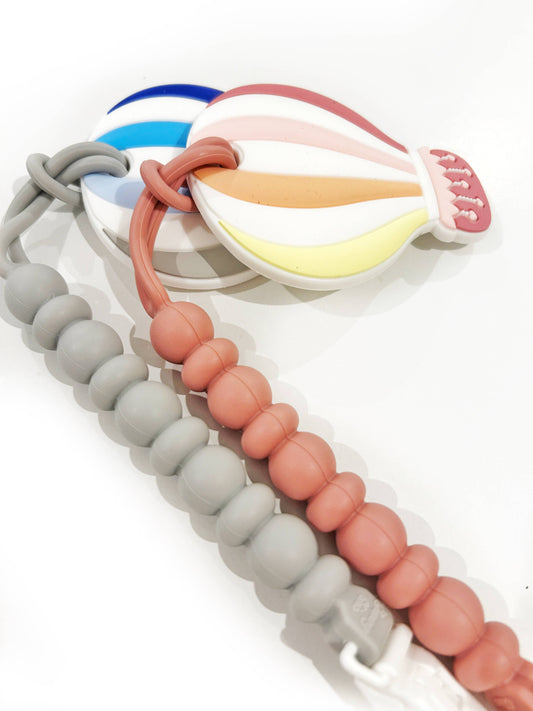 Hot Air Balloon and Clip, Teether Toy