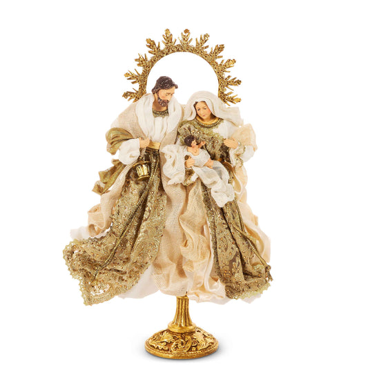 19" Holy Family on Pedestal