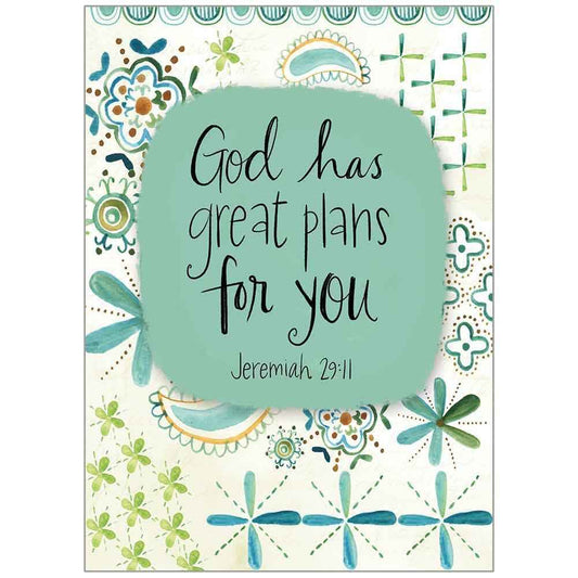 Legacy - God Has Plans For You - Faith Birthday Card