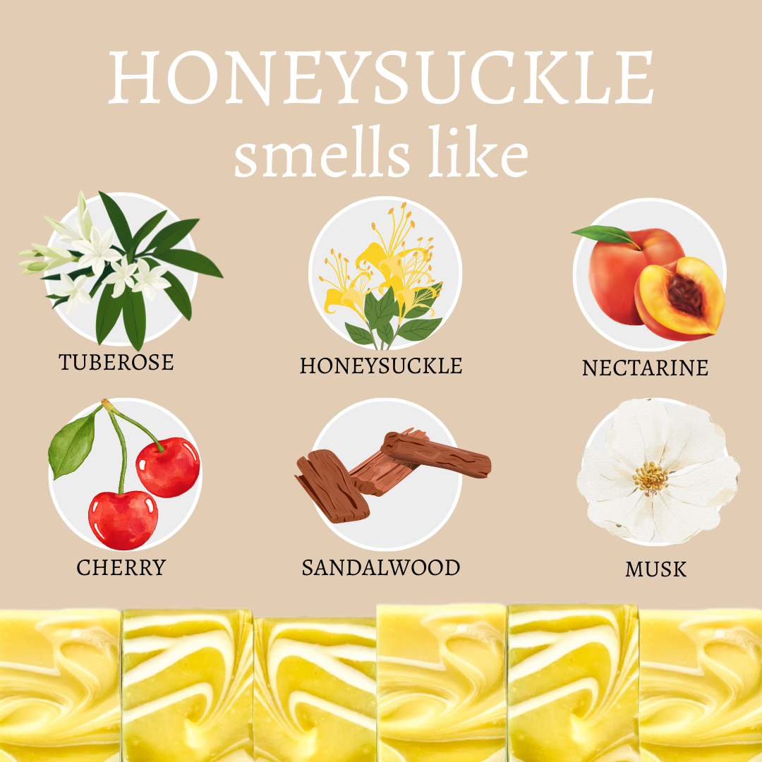 Honeysuckle Spring Handmade Soap Bar - 4oz